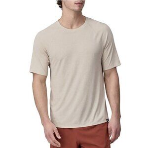 Patagonia Men's XL Capilene Cool Trail Shirt Pumice White